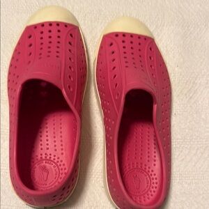Native Pink and Cream Water Shoes with Ventilation